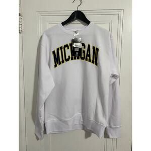 NWT University of Michigan Wolverines Crewneck Sweatshirt Size S